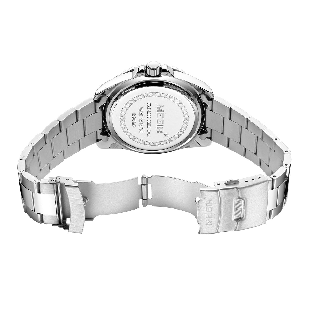 MEGIR Regent Chrono Steel