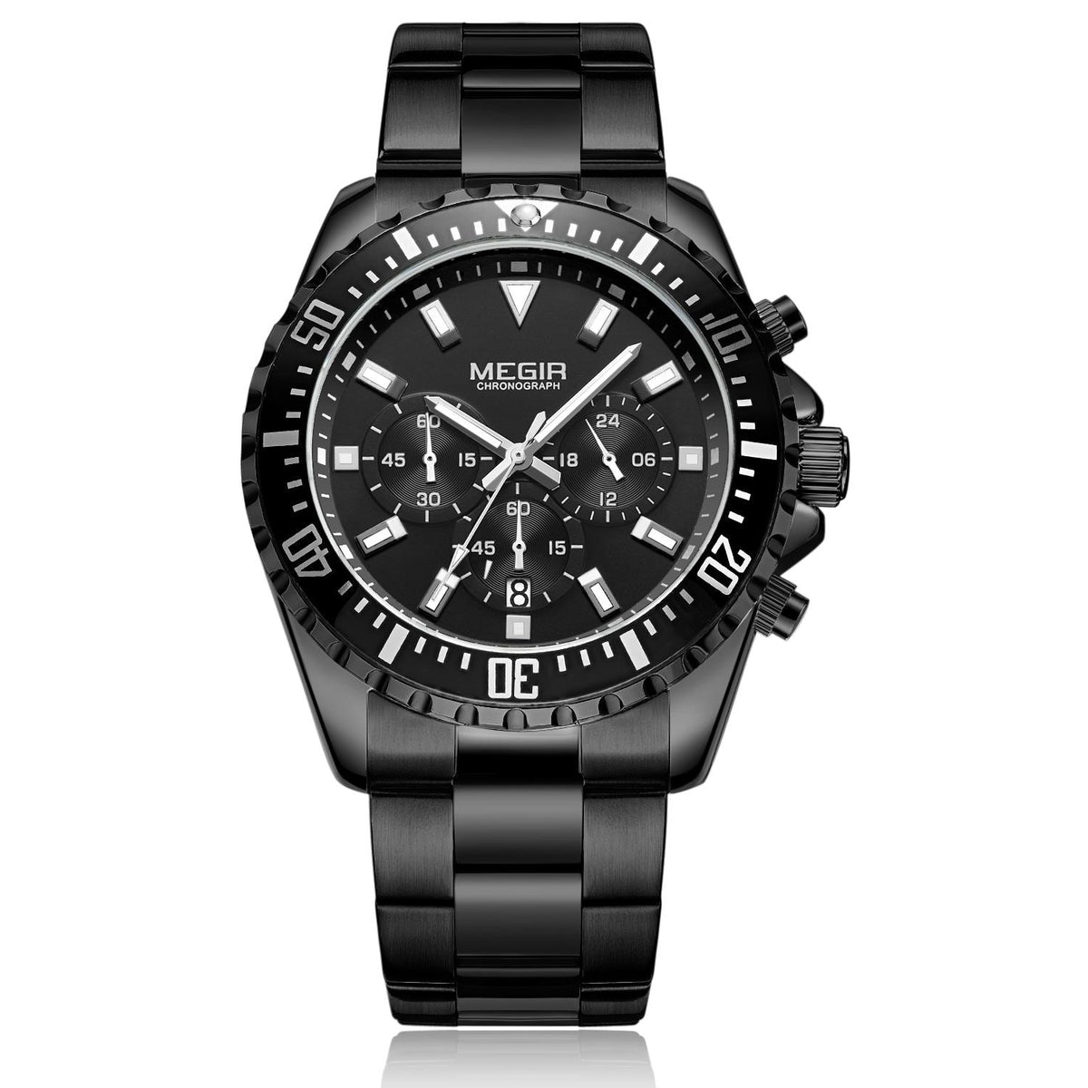 MEGIR Regent Chrono Steel