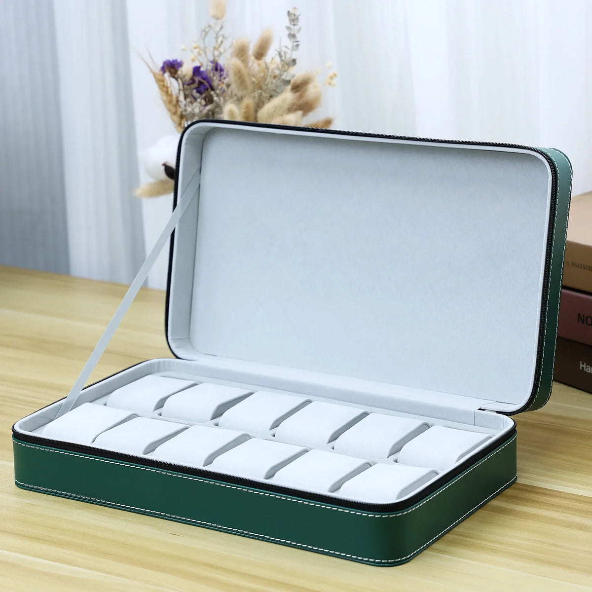 Estojo com Zíper Atelier Verde Floresta