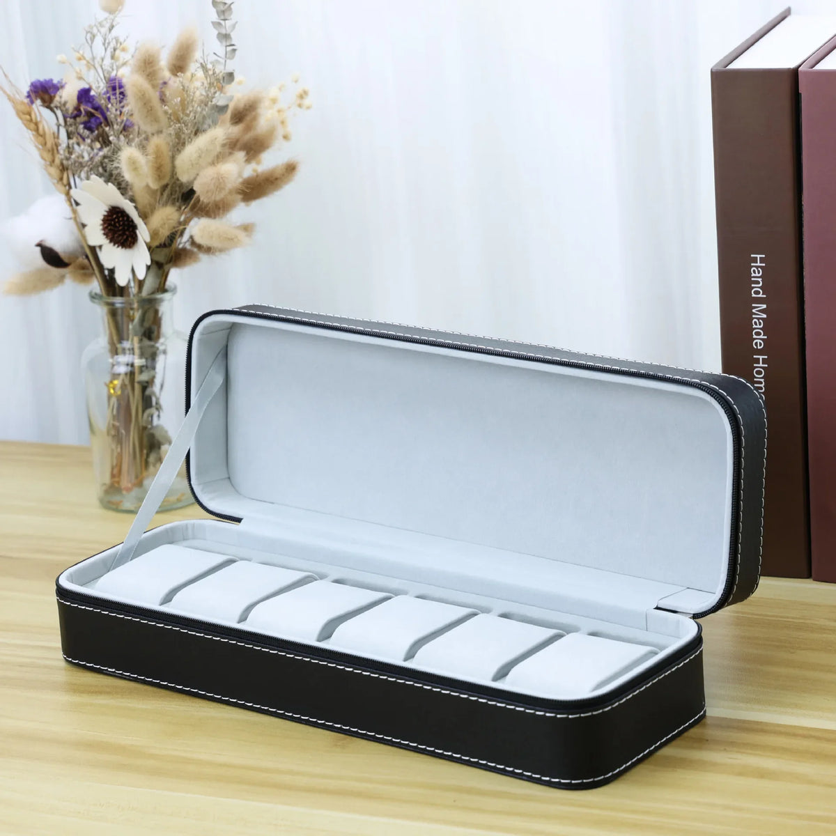 Estojo com Zíper Atelier Preto Carbono
