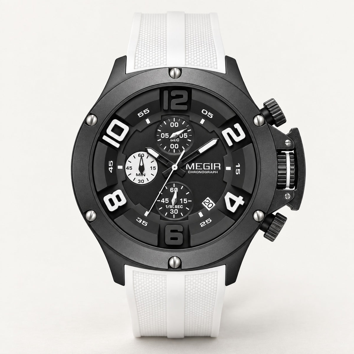 MEGIR Recon Chrono 47 · Preto & Branco · frente