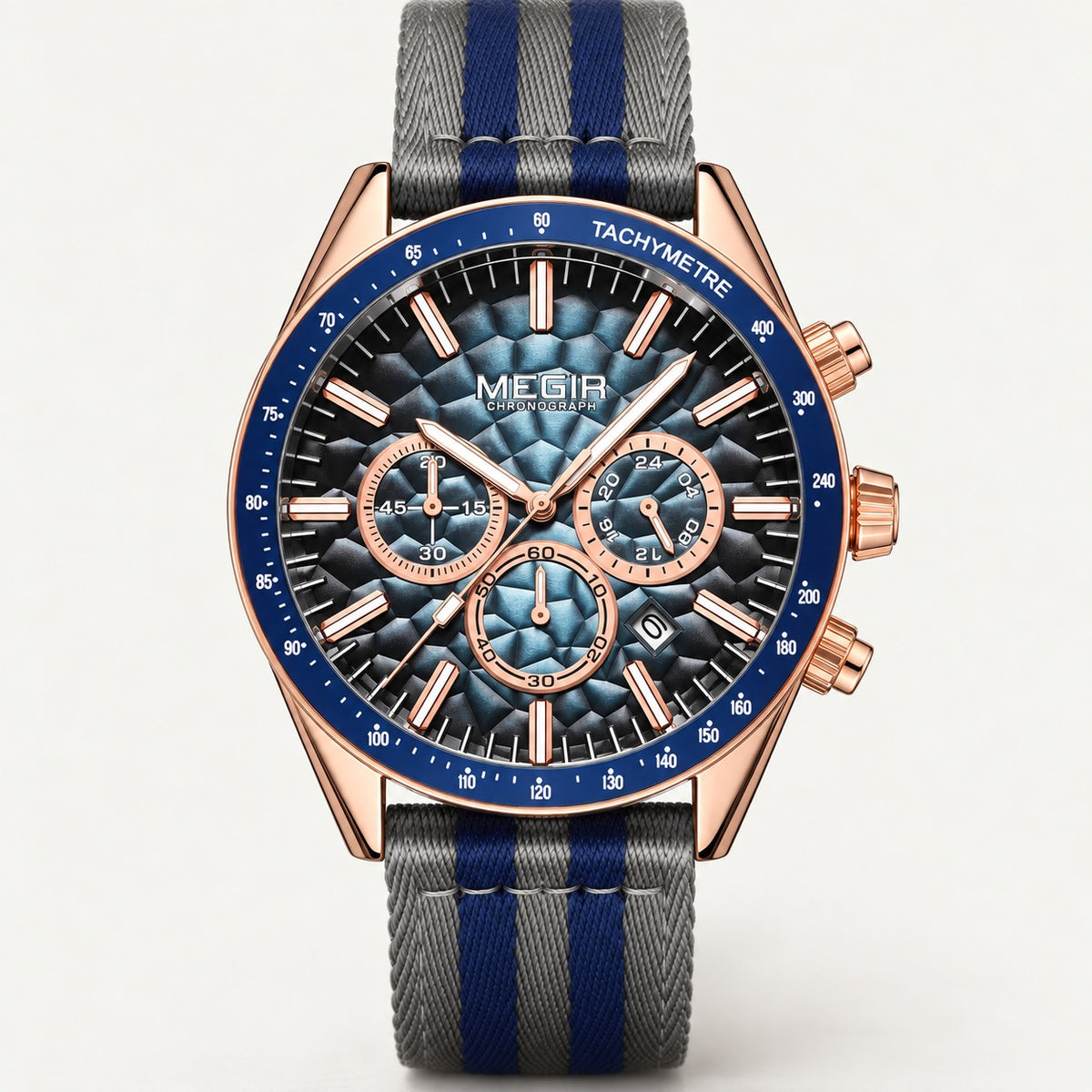 MEGIR Trek Chrono 24H · Rosé Gold · frente