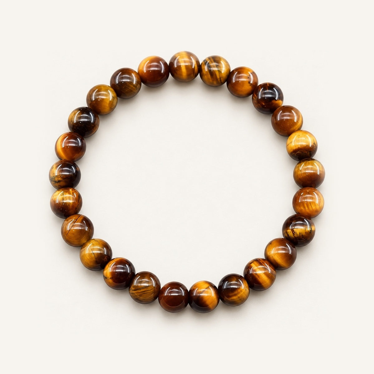 Pulseira de Pedras Naturais · Olho de Tigre