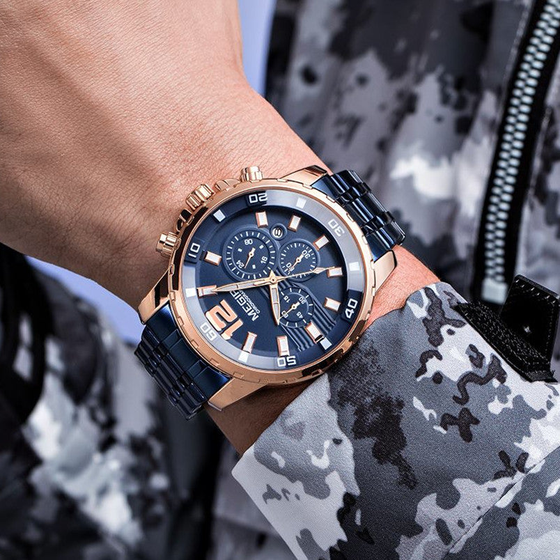 MEGIR Prestige Chrono Gold