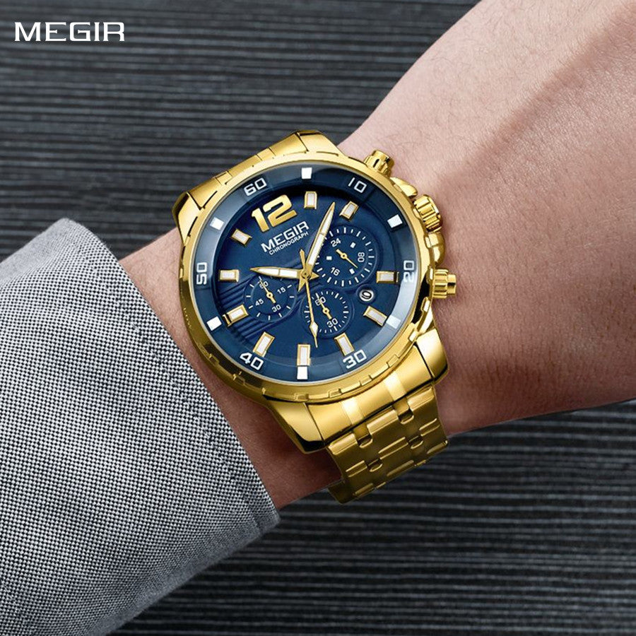 MEGIR Prestige Chrono Gold