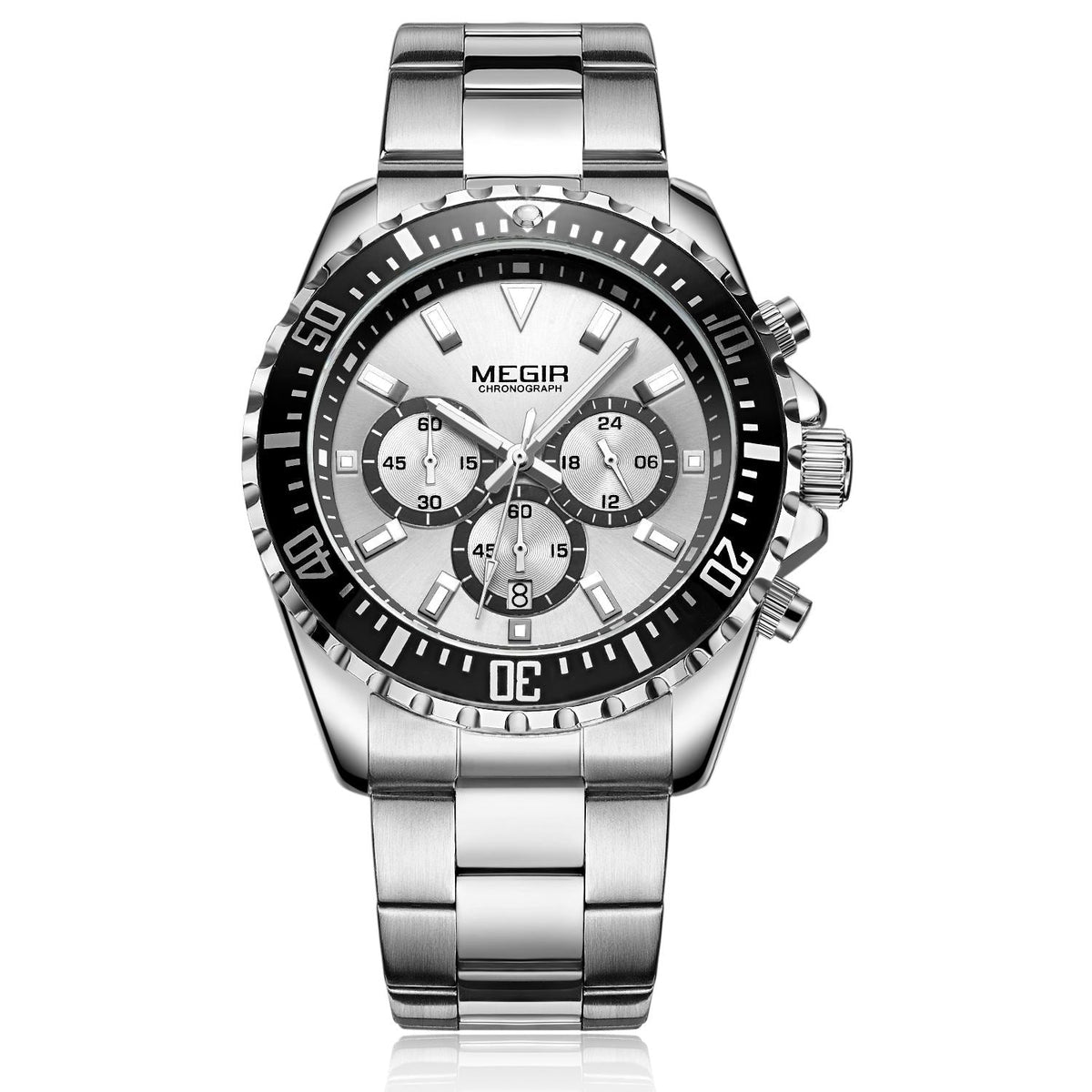 MEGIR Regent Chrono Steel