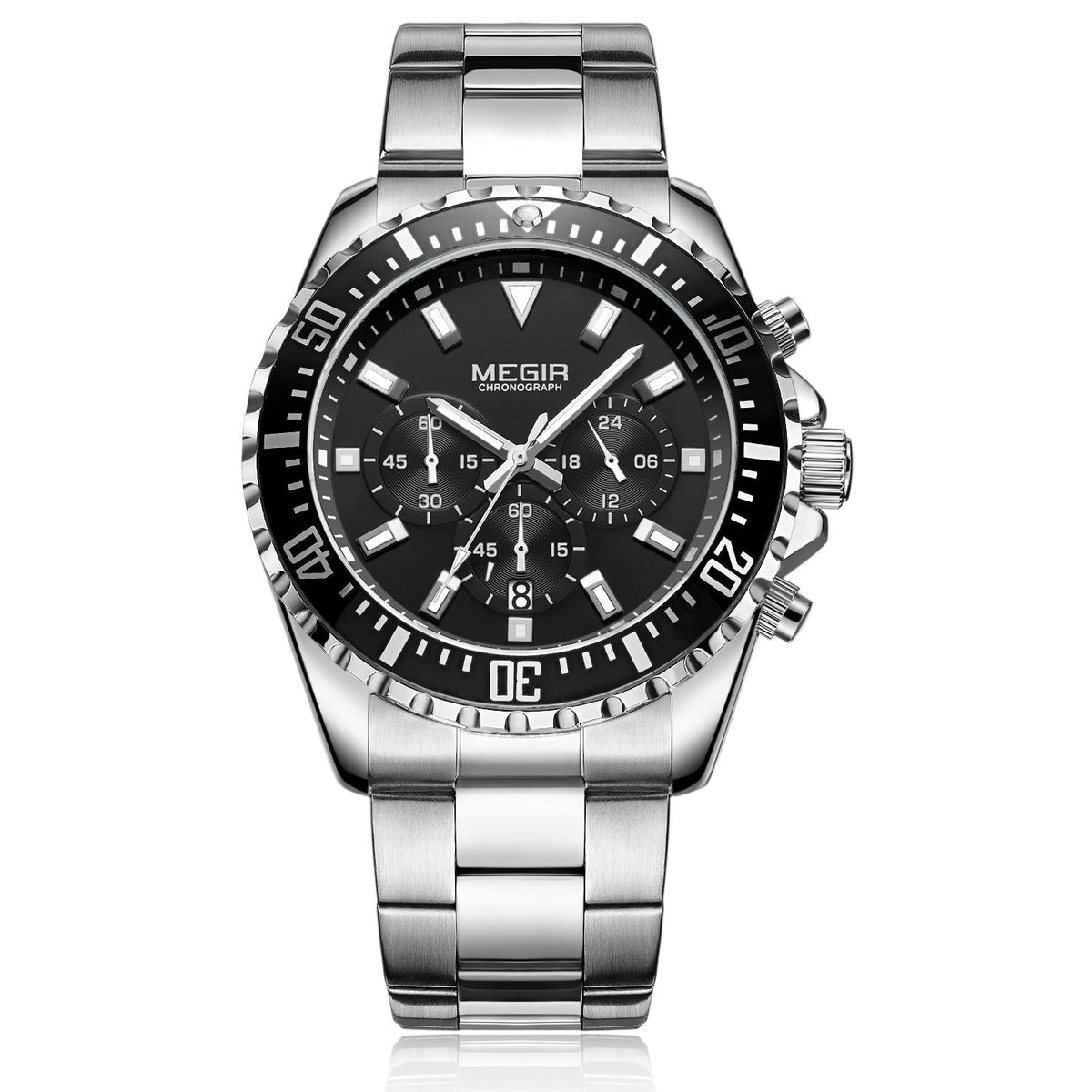 MEGIR Regent Chrono Steel