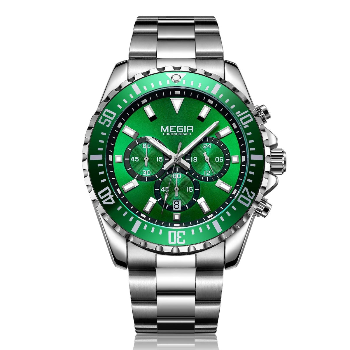 MEGIR Regent Chrono Steel