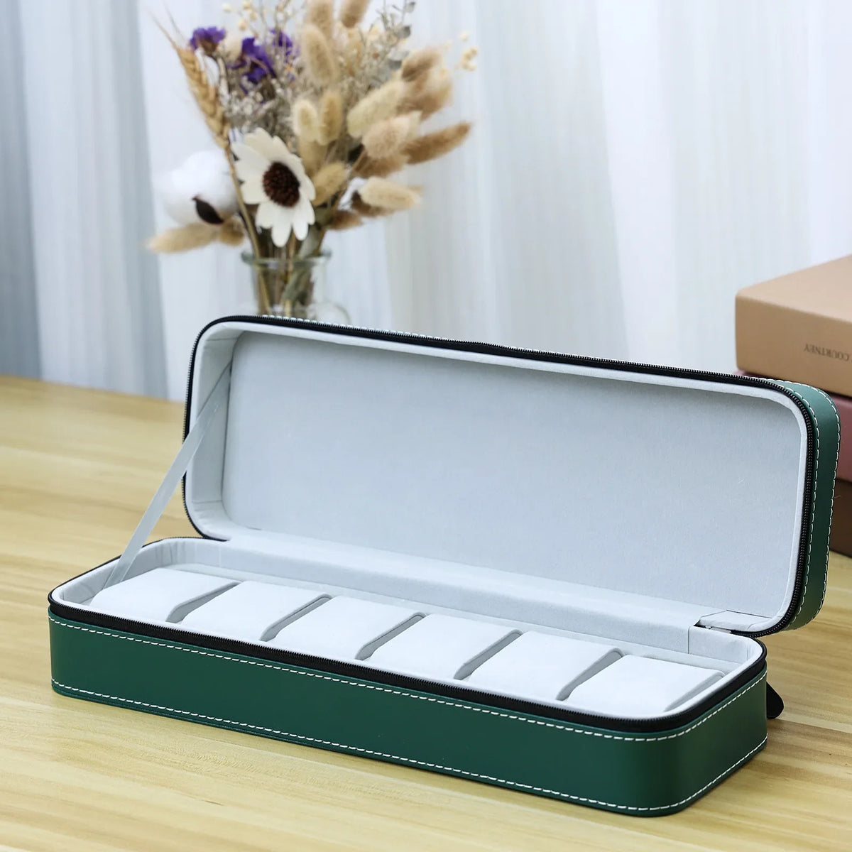 Estojo com Zíper Atelier Verde Floresta