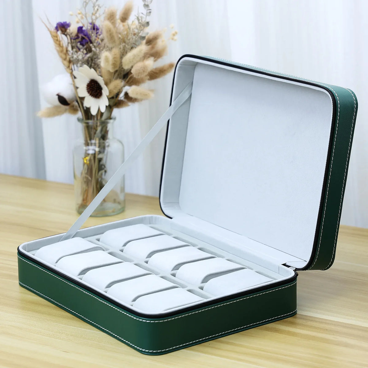 Estojo com Zíper Atelier Verde Floresta