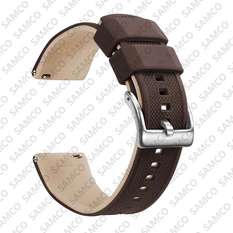 Pulseira de Silicone Sport · Marrom Café