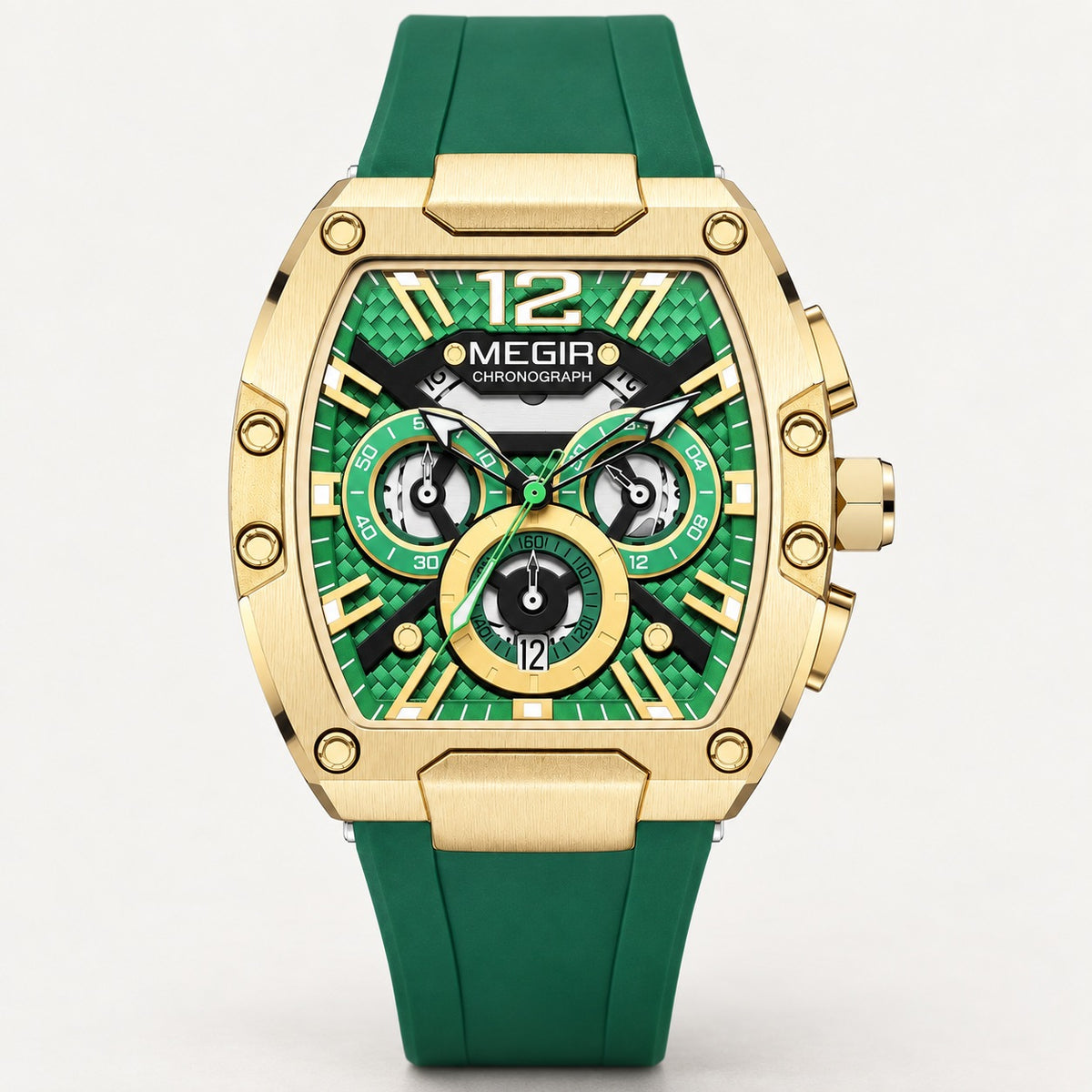 MEGIR Recon Chrono 24H · Verde Floresta · frente