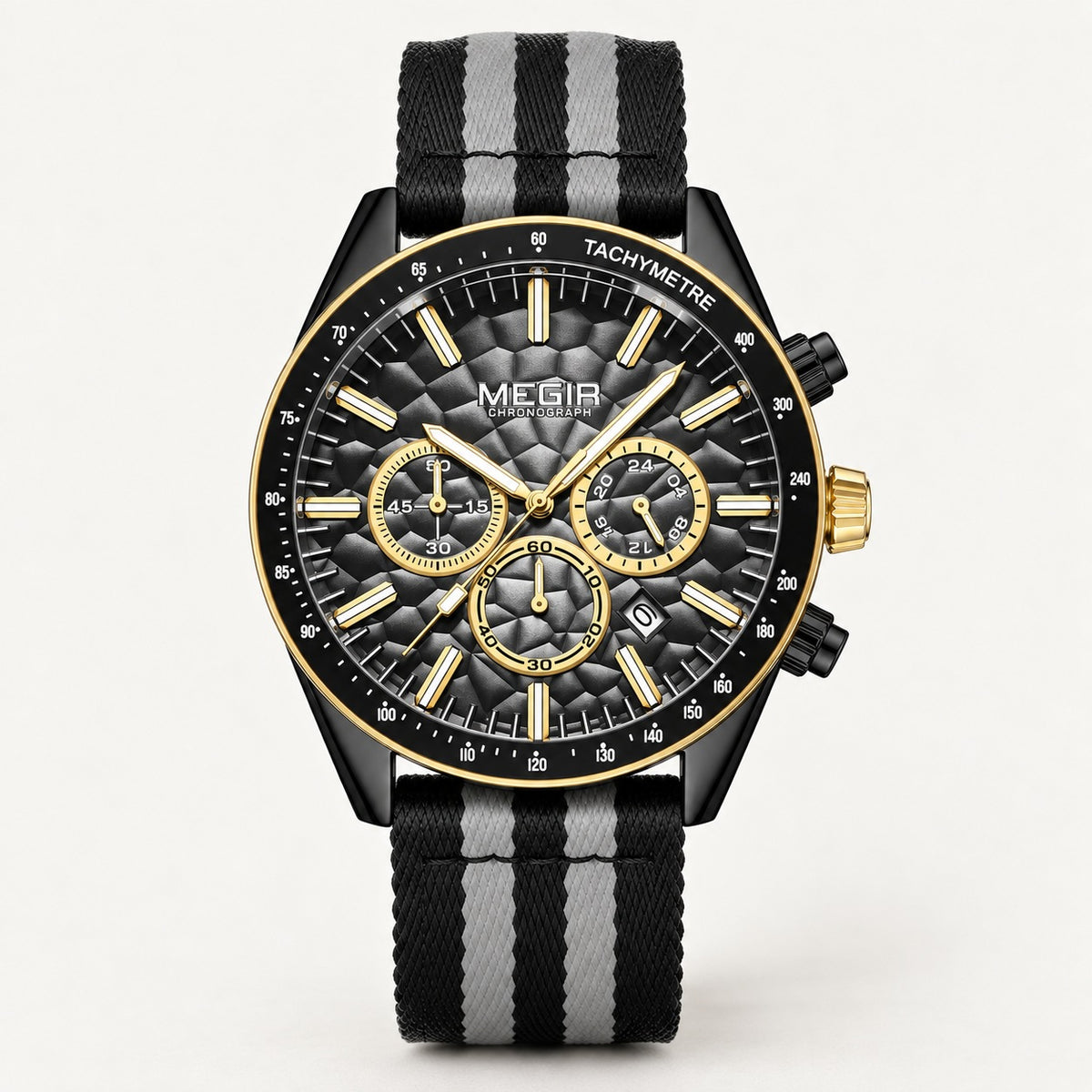 MEGIR Trek Chrono 24H · Preto Carbono · frente