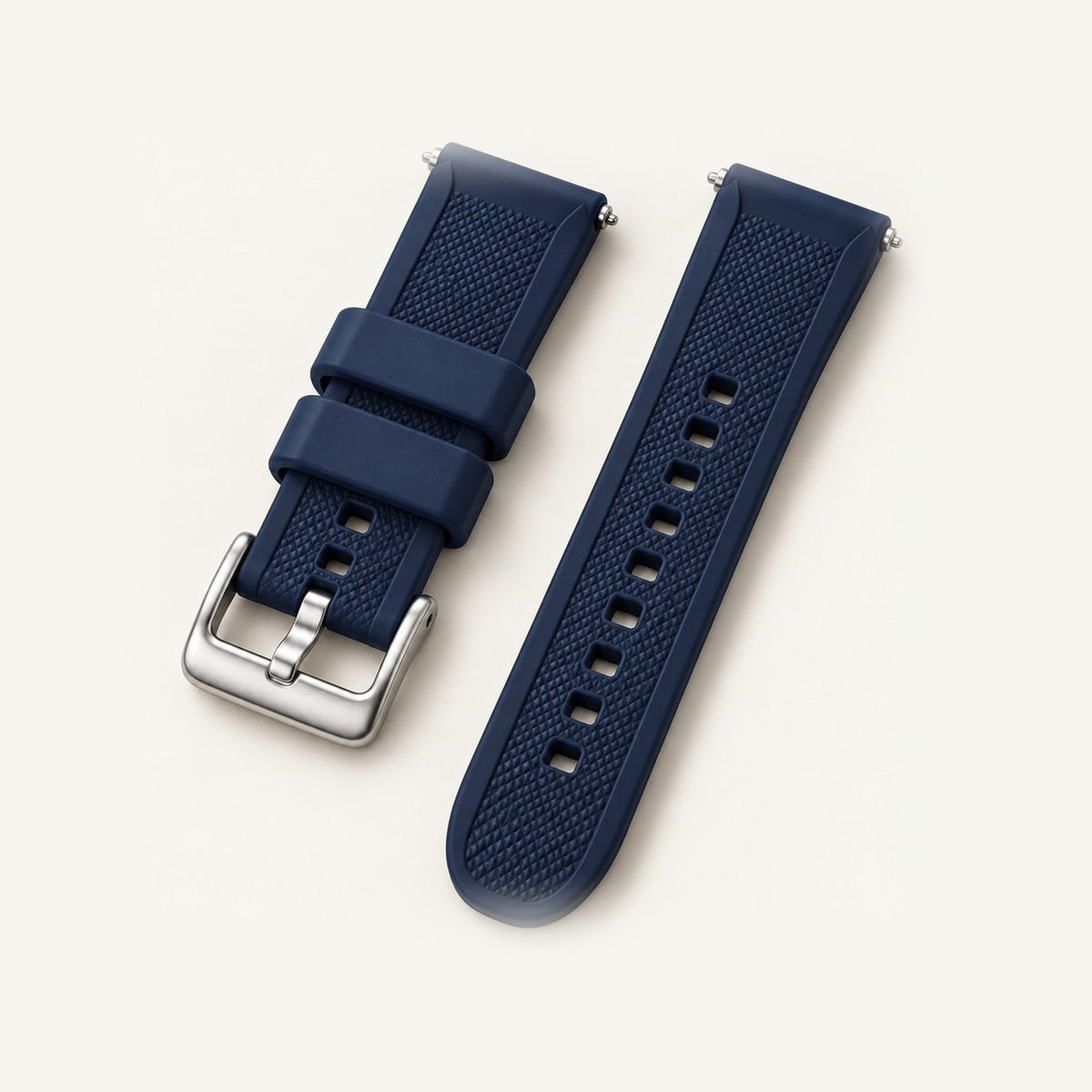 Pulseira de Silicone Sport · Azul Noite