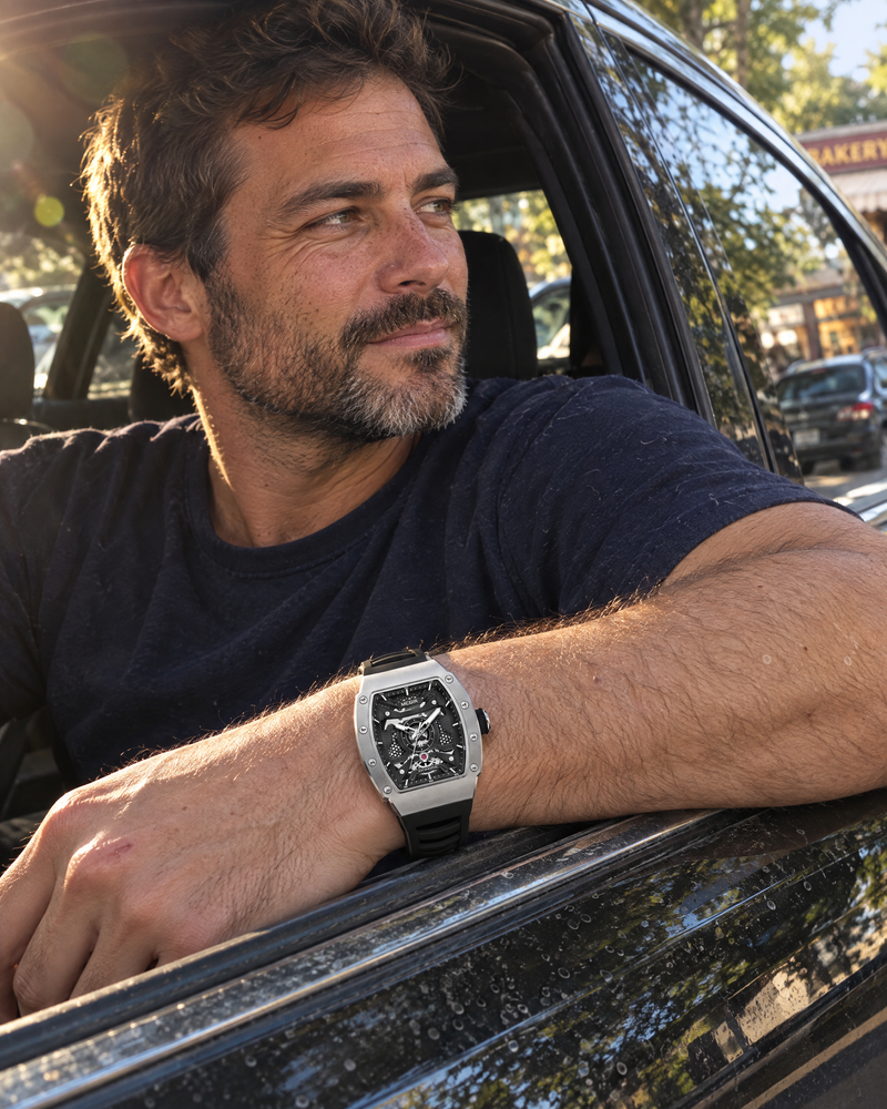 Homem com MEGIR Vector Automatic